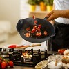 NewHome"3-Piece Pre-Seasoned Cast Iron Skillet Set 6/8/10 Inch, Non-Stick, Oven Safe, Heat-Resistant Frying Pan"Black - 3 of 4