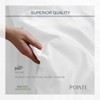 Pointehaven 300 Thread Count Tone on Tone Printed 100% Cotton Sateen Sheet Set - 3 of 4