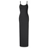 Clearlove Women's 2025 Maxi Dress Spaghetti Strap Slip Bodycon Dress Cowl Neck Slim Long Dresses - 2 of 4