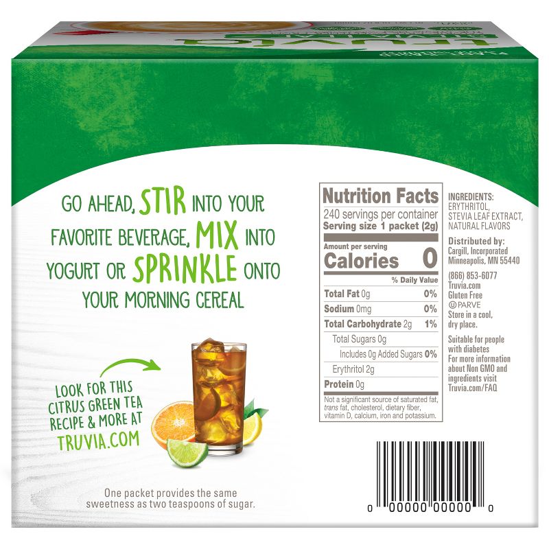 Truvia Original Calorie-Free Sweetener from the Stevia Leaf Packets - 240 packets/16.9oz, 3 of 12