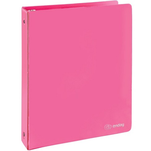 Enday 3-Ring View Binder with 2-Pockets - 4 Pack