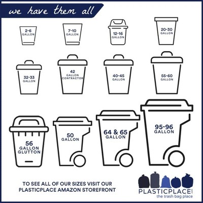 Green Compostable 16-Gallon Draw & Tie Trash Bags, 100 Count