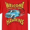 Stranger Things Welcome To Hawkins WSQK 94.5 FM Van Men’s Red Short Sleeve Tee - 2 of 4