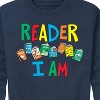Boys' - Dr. Seuss - The Cat In The Hat Book Cover Reader I Am Graphic Long Sleeve Fleece Sweatshirt - 2 of 4