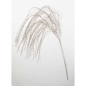 Sullivans Artificial Glittered Willow Spray 41.5"H Silver - 1 of 3