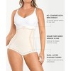 SHAPELLX Shapewear for Women Tummy Control Body Shaper Slimming Bodysuit V Neck Sculpting Snatched Body Suit Butt Lifter—White 38 - 3 of 3