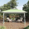 13x13FT Pop-Up Gazebo with Mosquito Net, Instant Canopy Tent, Double Roof, Adjustable Height, UV-Resistant Outdoor Shelter for Patio & Garden - 4 of 4