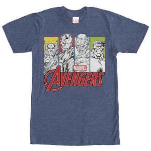 Men's Marvel Avengers Panels T-Shirt - 1 of 3