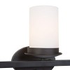 Yosemite Home Decor 101-3V-ORB Columbia Rock Collection Three Light Vanity, 3 23.5-Inch Width, Oil Rubbed Bronze, 52 Piece - 4 of 4