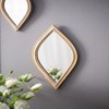 SEVOBAL Bathroom Vanity Mirrors Small Vintage Style Versatile Use Moisture Resistant Scratch Resistant Shatter Proof, Gold, 6.5"*0.6"*13" - 2 of 4