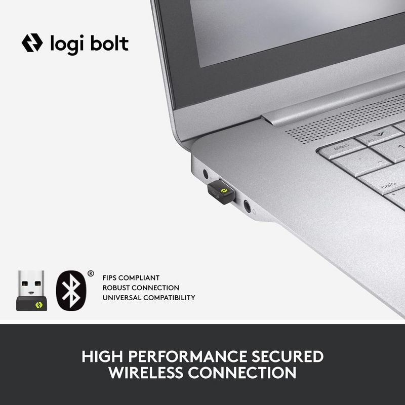 Logitech Lift for Business Left, Vertical Ergonomic Mouse - Left-Handed Wireless, 2 of 8