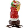 Old World Christmas Blown Glass Tabletop Lamp, Radiant Santa Light - 3 of 3