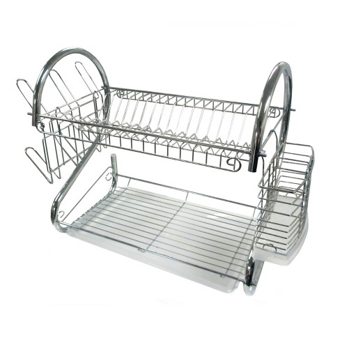 Better Chef 22-inch Dish Rack In Silver : Target