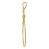 Black Bow Jewelry 14k Yellow Gold Butterfly & Floral Charm Holder Pendant, 23mm (7/8 in) - 2 of 4