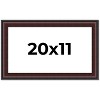 PosterPalooza | Linear Brown Picture Frame - UV Acrylic, Backing Board, Hanging Hardware Included - 2 of 4
