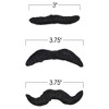ArtCreativity Bulk Fake Stick-On Mustache Set Costume Accessories (Pack of 36) - 3 of 4