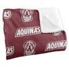 Aquinas College Logo Pattern Silky Touch Blanket White 50x60 - 3 of 4