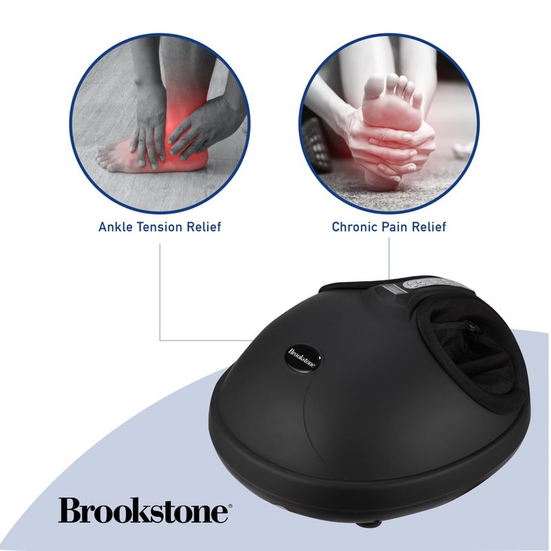 Brookstone 360 Air Pressure Foot Massager, 5 of 6