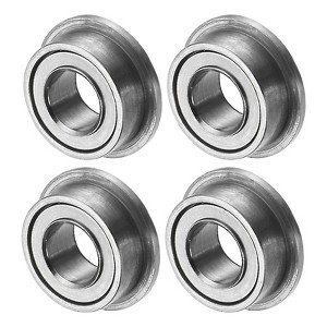 Unique Bargains Durable Chrome Steel Multipurpose Use Flanged Ball Bearing 4 3mm x 6mm x 2.5mm - 1 of 4