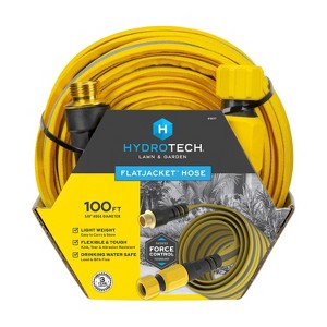 Winston 5/8" 100' Flat Jacket Flow Control Hose Yellow - 1 of 4