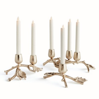 Plum & Post Parna Taper Candle Holders Set of 6