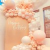 PartyWoo Balloons Pastel Orange Baby Pale Light Pink 12 Inch 50 pcs - 3 of 4