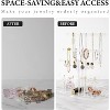 4-Tier Acrylic Jewelry Display Stand, Clear Organizer Tower for Necklaces, Bracelets, Earrings & Watches - 3 of 4