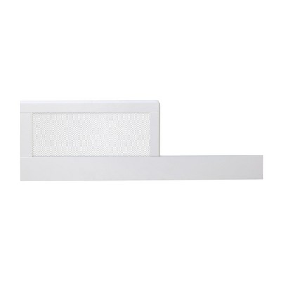 BreathableBaby Breathable Mesh Toddler Bed Conversion Kit for 3-in-1 Crib, White