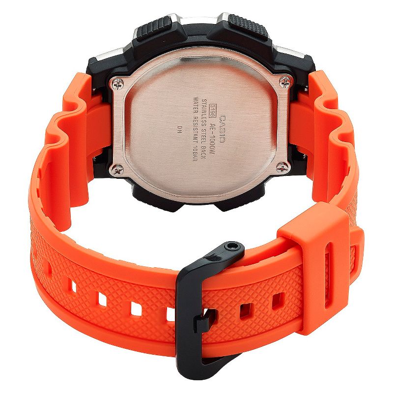 Casio Men's World Time Watch - Orange (AE1000W-4BVCF), 2 of 4
