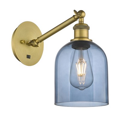 Bella - 1 Light Arm Adjusts Up and Down Wall Sconce In Industrial Style-9.5 Inches Tall and 5.5 Inches Wide
