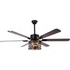 Bella Depot 65" Industrial Large Cage Ceiling Fan with Light - 2 of 4