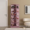 QingMoon Rotating Shoe Rack, 6-Tier Shoe Display Tower, Lazy Susan Shoe Organizer, Freestanding Vertical Storage for Living Room, Entryway - 2 of 4