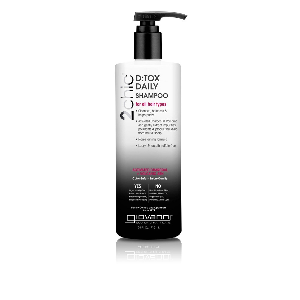 Photos - Hair Product Giovanni 2chic Detox Daily Shampoo - 24 fl oz 