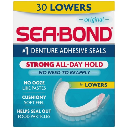 Sea-Bond Denture Adhesive Lower Seals 30 ct