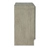 Treasure Trove Accents 2 Door Cabinet Merino Gray: Pine Wood, Oak Veneers, Black Metal Hardware - 3 of 4