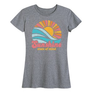 Women's - Instant Message - Sunshine State Of Mind Short Sleeve Graphic T-Shirt - 1 of 4