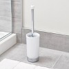 iDESIGN York Bowl Brush White/Chrome - 2 of 4