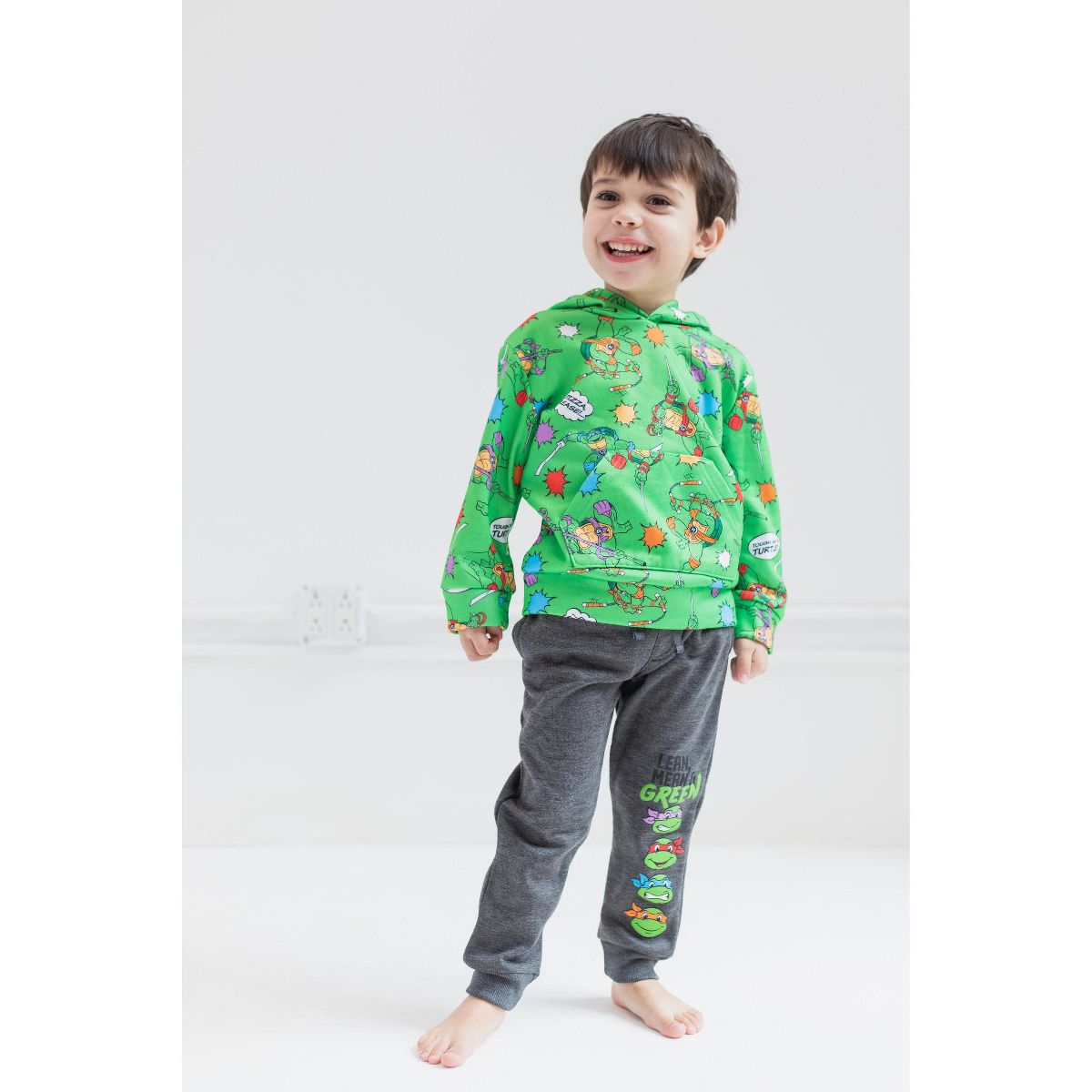 Teenage Mutant Ninja Turtles Toddler Boys' Fleece 2-Piece Hoodie and Pants Set