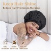 Wikineon Silk & Satin Hair Bonnet for Sleeping - Ideal for Wavy, Curly & Natural Hair: Protects Strands While You Rest - 2 of 4
