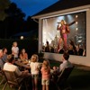 VEVOR Motorized Projector Screen, 120 inch 4:3 1080 HD Electric Projector Screen, Wall Mounted Projection Dispaly Projector, White - 2 of 4
