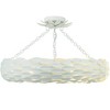 Crystorama Lighting Broche 6 - Light Flush Mount in  Matte White - 3 of 4