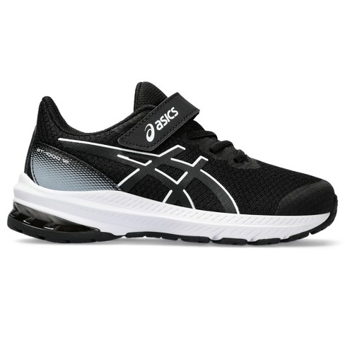 Asics black 2024 school shoes