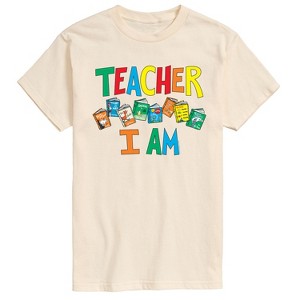 Men's - Dr. Seuss - Teacher I Am Books Short Sleeve Graphic T-Shirt - 1 of 4