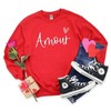 Simply Sage Market Women's Graphic Sweatshirt Amour - 3 of 3