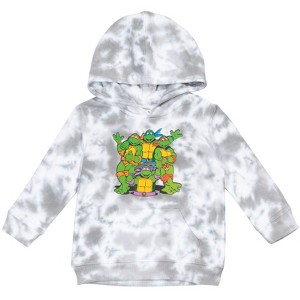 Teenage Mutant Ninja Turtles TMNT Leonardo Michelangelo Donatello Raphael Fleece Pullover Hoodie Toddler to Big Kid - 1 of 4