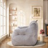 Grungis Bean Bag Chair,Beanbag Chair with Armrest,Oversized Lounge Sofa,Comfy Couch for Living Room Bedroom - 2 of 4