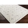 Hauteloom Pelton Living Room, Bedroom Area Rug - Bohemian, Transitional - Medium Gray, Off White, Charcoal - 5' x 7' - 3 of 4