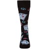 Memoi Poker Face Playing Card Bamboo Blend Men's Crew Socks - 2 of 4