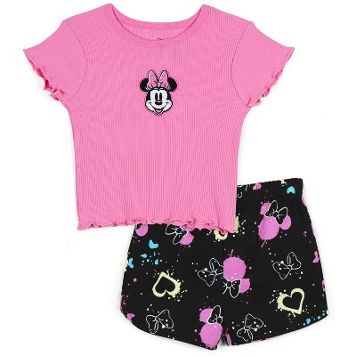 pink / black, minnie mouse