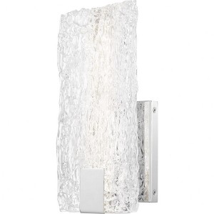Quoizel Lighting Winter 1 - Light Sconce in  Polished Chrome - 1 of 4